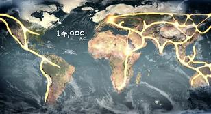 Migraci&oacute;n del Homo Sapiens a todo el Planeta